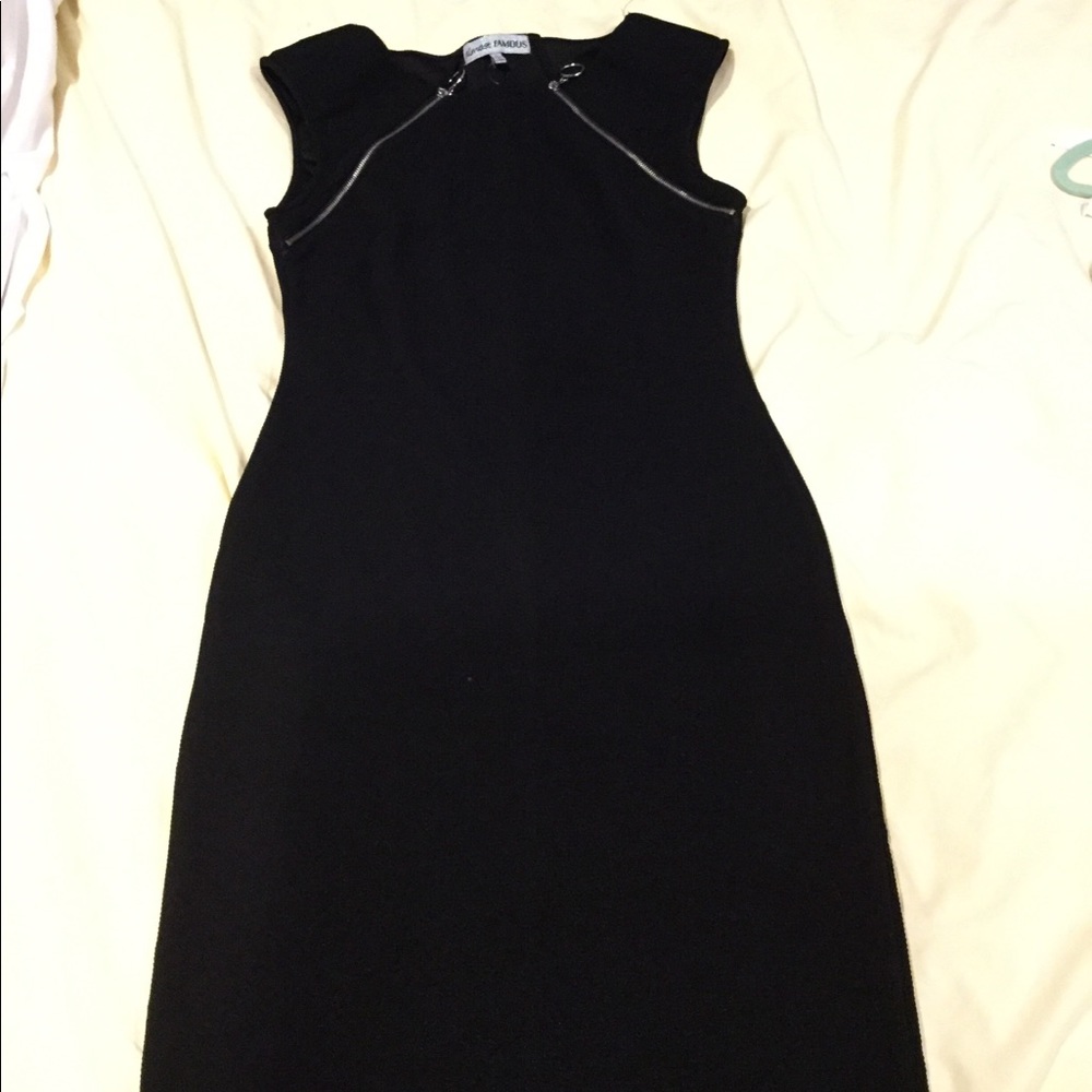 Black bodycon sheath Dress (L)